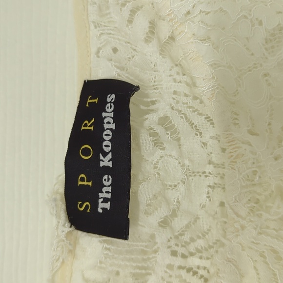 Kooples Sport silk lace top, Medium - Picture 3 of 5